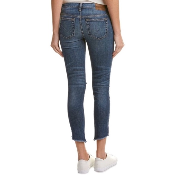 Joes Jeans Blondie Skinny Ankle Coppola Jeans Mid Rise Distressed Denim Size 28 - Picture 16 of 16